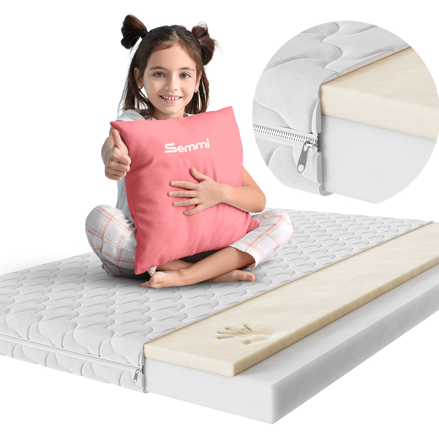 Materac dziecięcy Semmi Baby VISCO