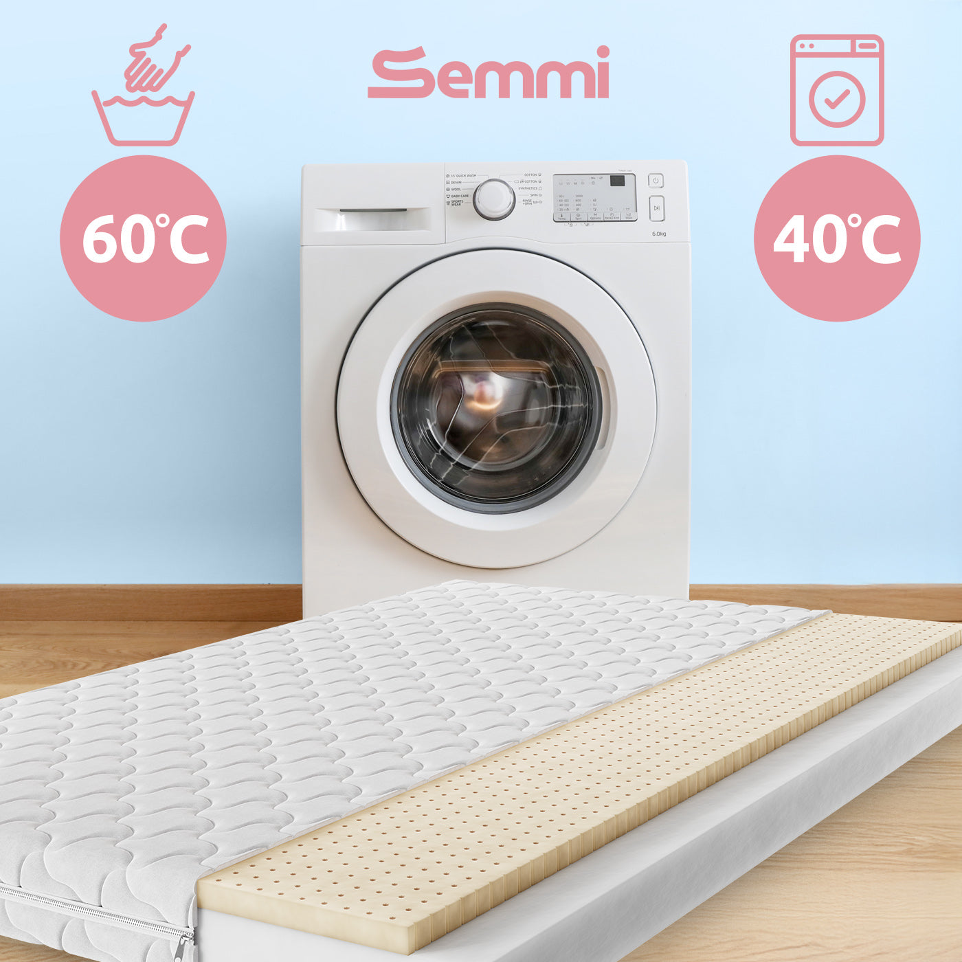 Materac dziecięcy Semmi Baby Lateks