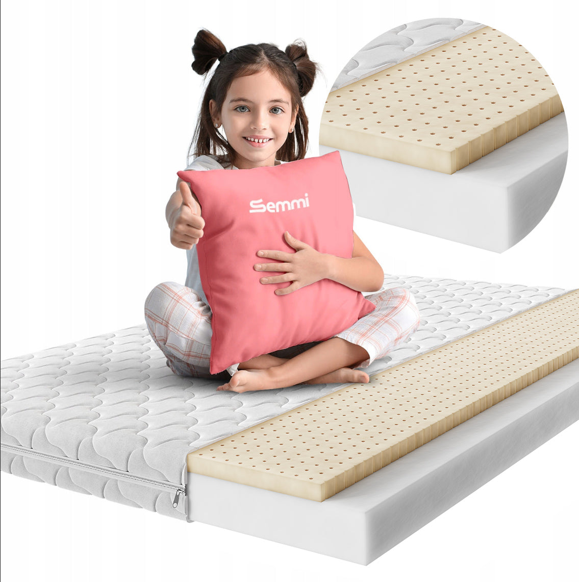 Materac dziecięcy Semmi Baby Lateks